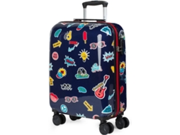 Mala de Cabine ITACA 702250 Azul Marinho (55x40x20cm)