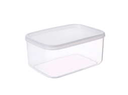 Organizador de Geladeira Caixa de Armazenamento Plástico 900ml para Alimentos com Frescura Prolongada