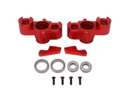 Copo De Direção De Alumínio Rc De Alta Resistência Para Carros Rc Arrma Série 1/7 1/8 Vermelho