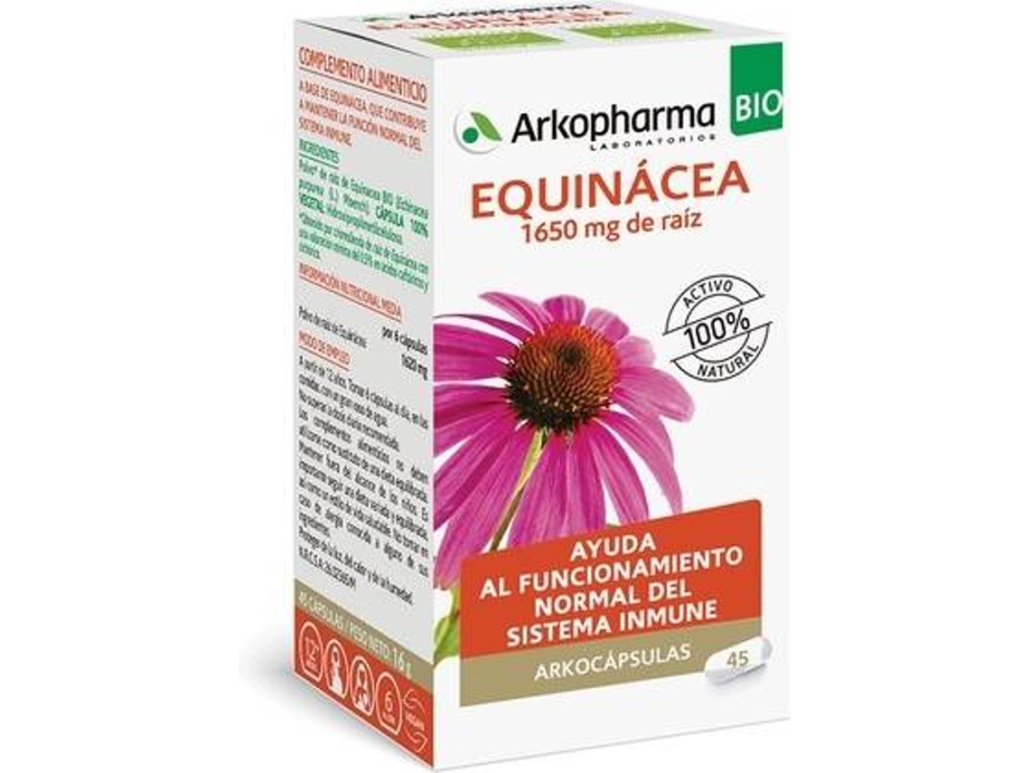 Suplemento Alimentar ARKOPHARMA Arkocapsulas Echinacea Bio (45 cápsulas)