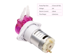 Bomba Peristáltica Dosing Pump 24v Mini Auto priming com Tubo de Silicone Grau Alimentar para Aquário Laboratório Análise Química 3mm Id X5mm Od