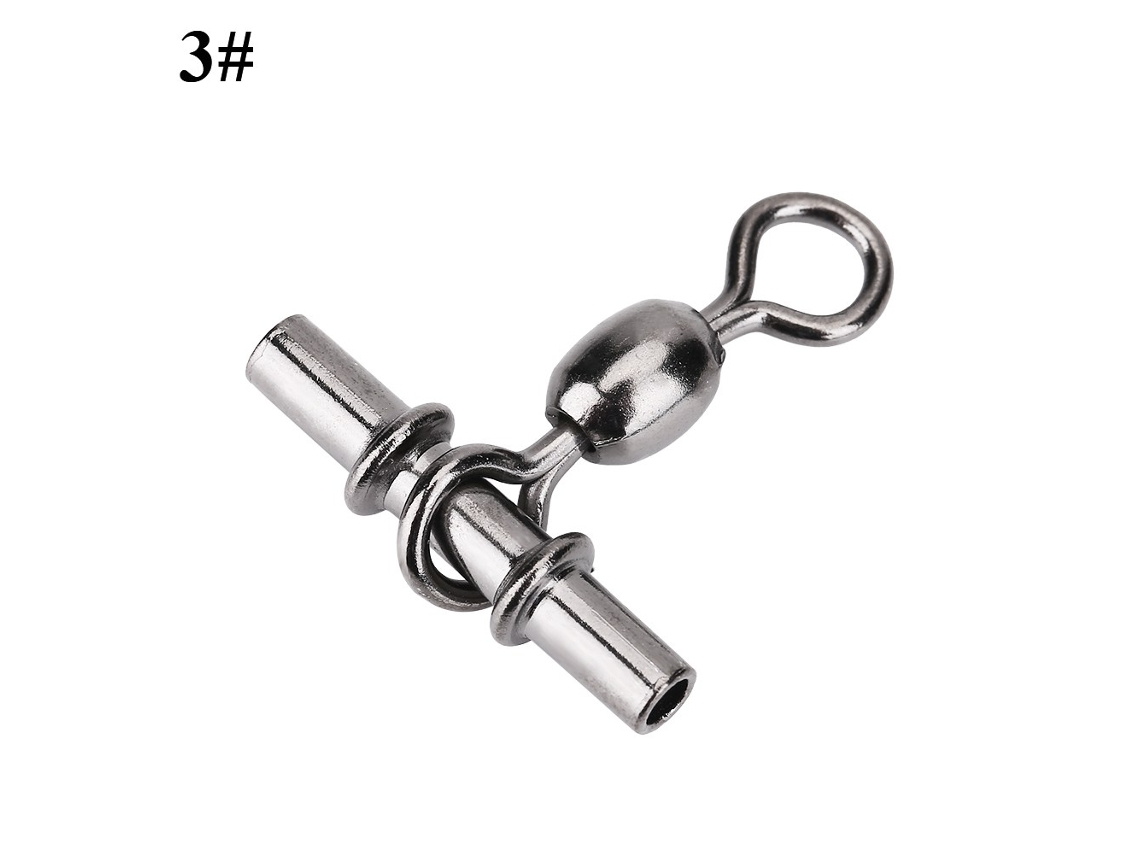 Conectores Swivels T para Pesca 20pcs 3
