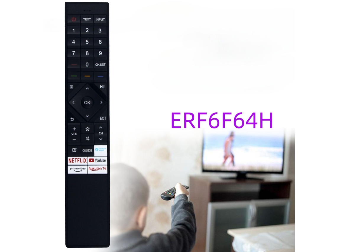 Comando de Tv para Hisense Erf6f64h Preto XIAOMOYU