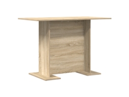 Conjunto 1 Mesa De Jardim Vidaxl Castanho Derivados De Madeira (110 X 60 X 75 Cm)