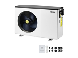 Vevor Bomba De Calor Eléctrica Para Piscina 3,22-15,25 Kw 1000 X 391 X 654 Mm