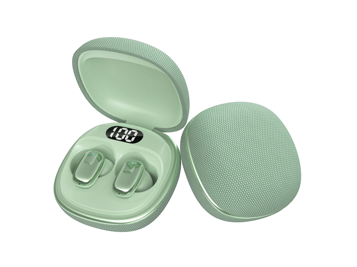 MINI FONES DE OUVIDO MDUG com Led e Microfone Hd (verde)