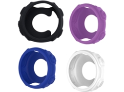 Conjunto De 4 Capas Protetoras De Silicone Para Forerunner, Estrutura Protetora Leve Para Smartwatch Gokoco