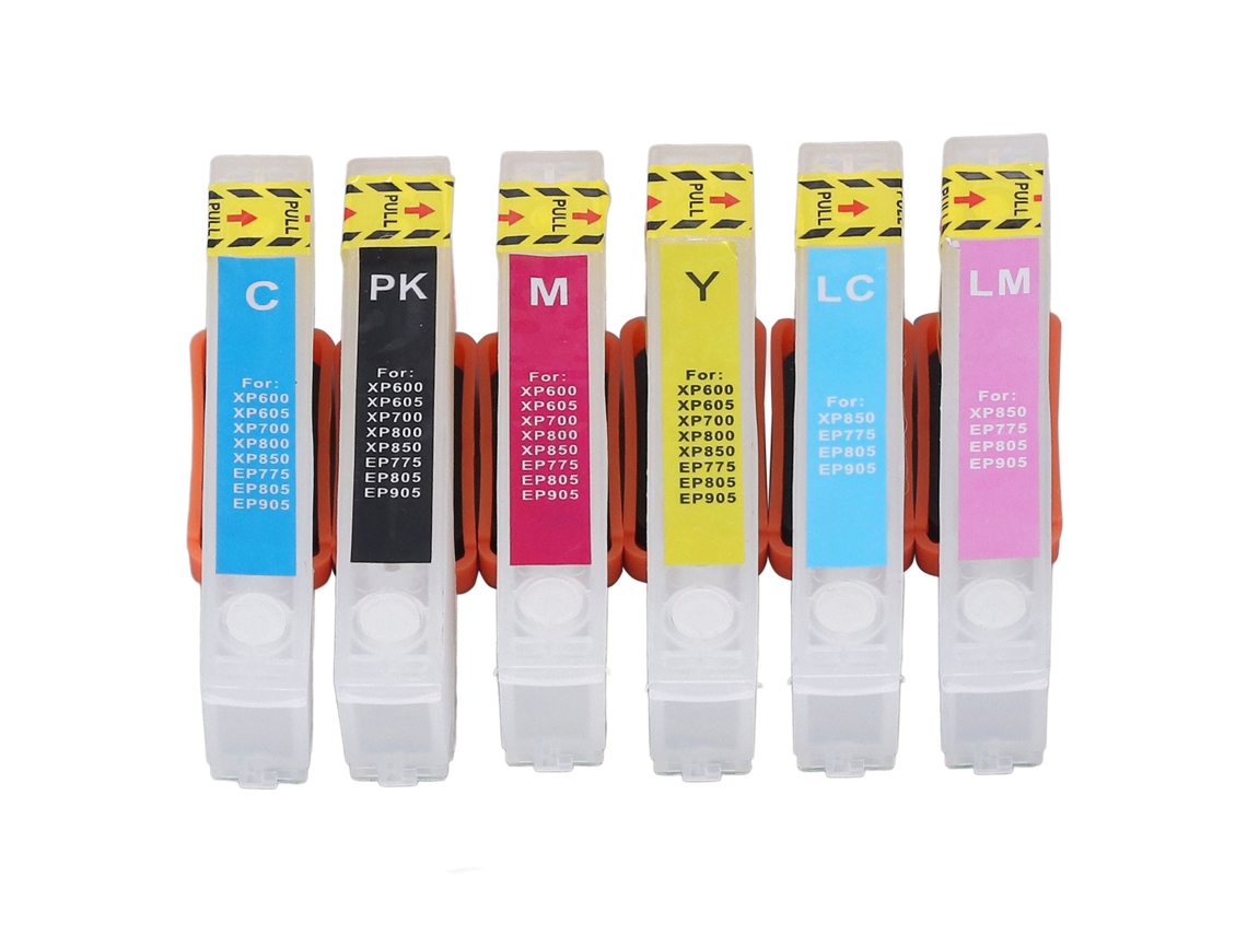 Cartuchos De Tinta Reutilizáveis T2431-t2436 Para Impressora Inkjet