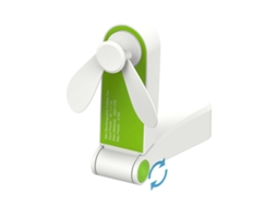 Ventilador Mini Laxiscreed Portátil Com Dobrável 270 Graus E Usb