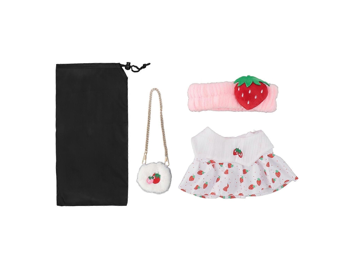 Conjunto De Roupas Para Boneca De Pelúcia, Roupas Intercambiáveis De Algodão Para Boneca De 12 Polegadas, Acessórios De Brinquedo De Fantasia