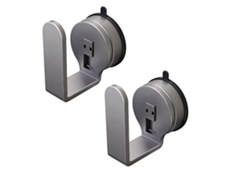 Suporte de Parede com Ventosa para Posicionamento Wi, Fi, Sem Necessidade de Furar. Durável BRILVIBERA (2 Unidades)