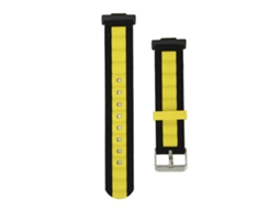 2026 cordão de Relógio de Silicone para Relógio Fit 2 Preto Amarelo