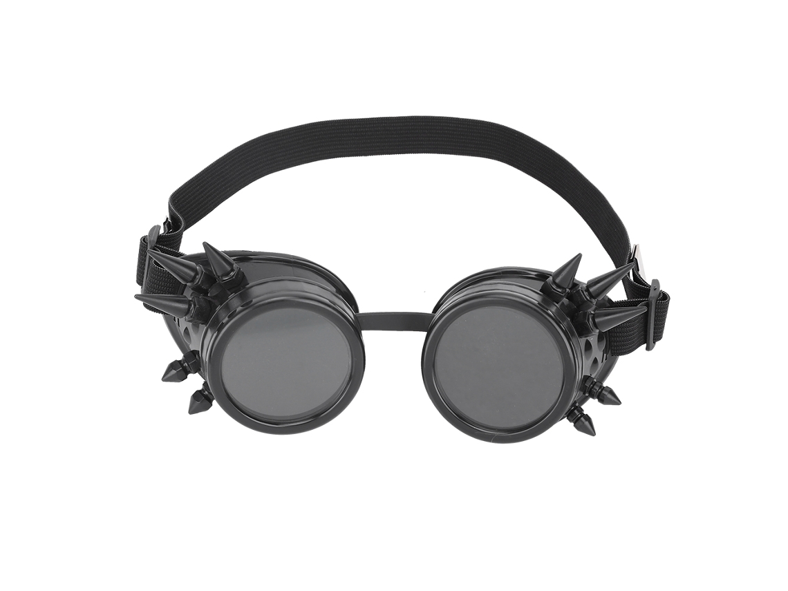 Óculos Laxiscreed Steampunk Vintage Com Proteção Anti-vento Em Duas Camadas