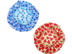 Conjunto De 6 Toucas De Natação De Cetim Estampadas Para Meninos E Meninas, Com Aba Larga E Impermeáveis.
