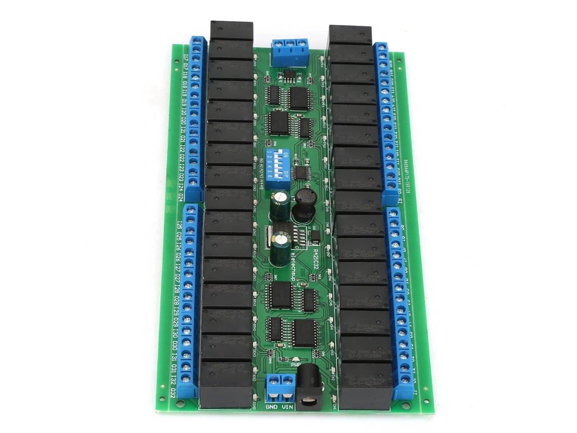 Módulo Relé 32 Canais 12v R421c32 Rs485