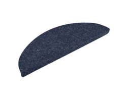 Conjunto de 5 Tapetes de Escada Autoadesivos Azul Meia Lua MAISON EXCLUSIVE (56x17x3 cm)