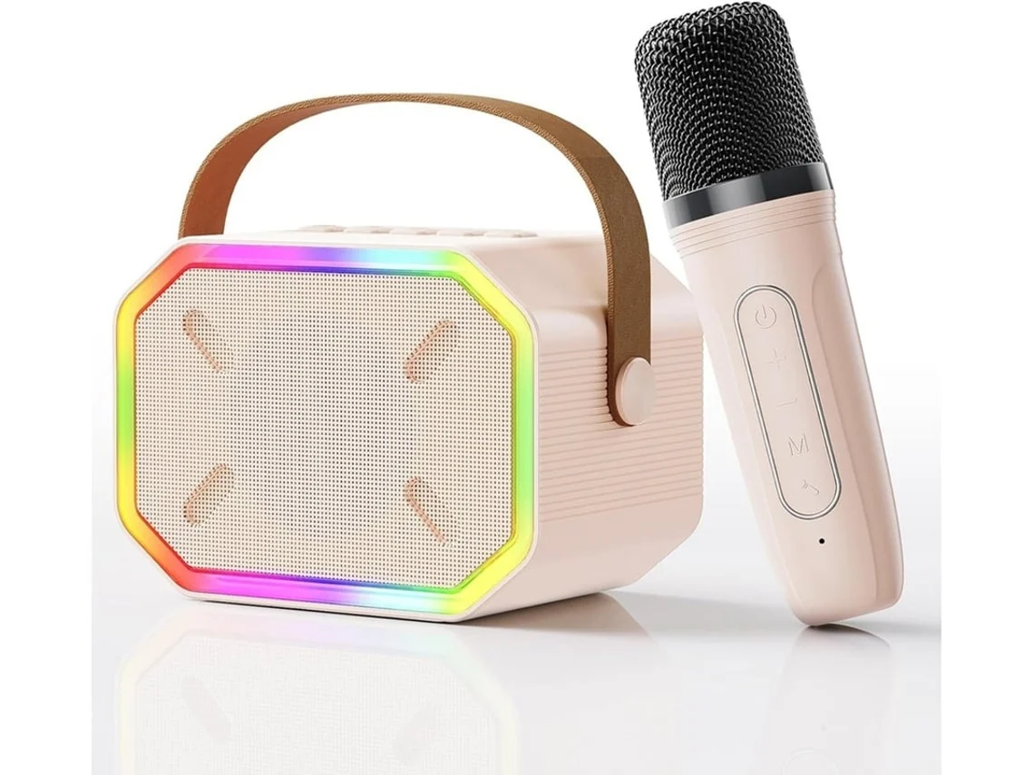 Mini Máquina De Karaokê De Brinquedos Infantis Microfone Bluetooth Portátil Para Meninos, Meninas, Crianças E Adultos Com 1 Microfone, Pe Yizhood