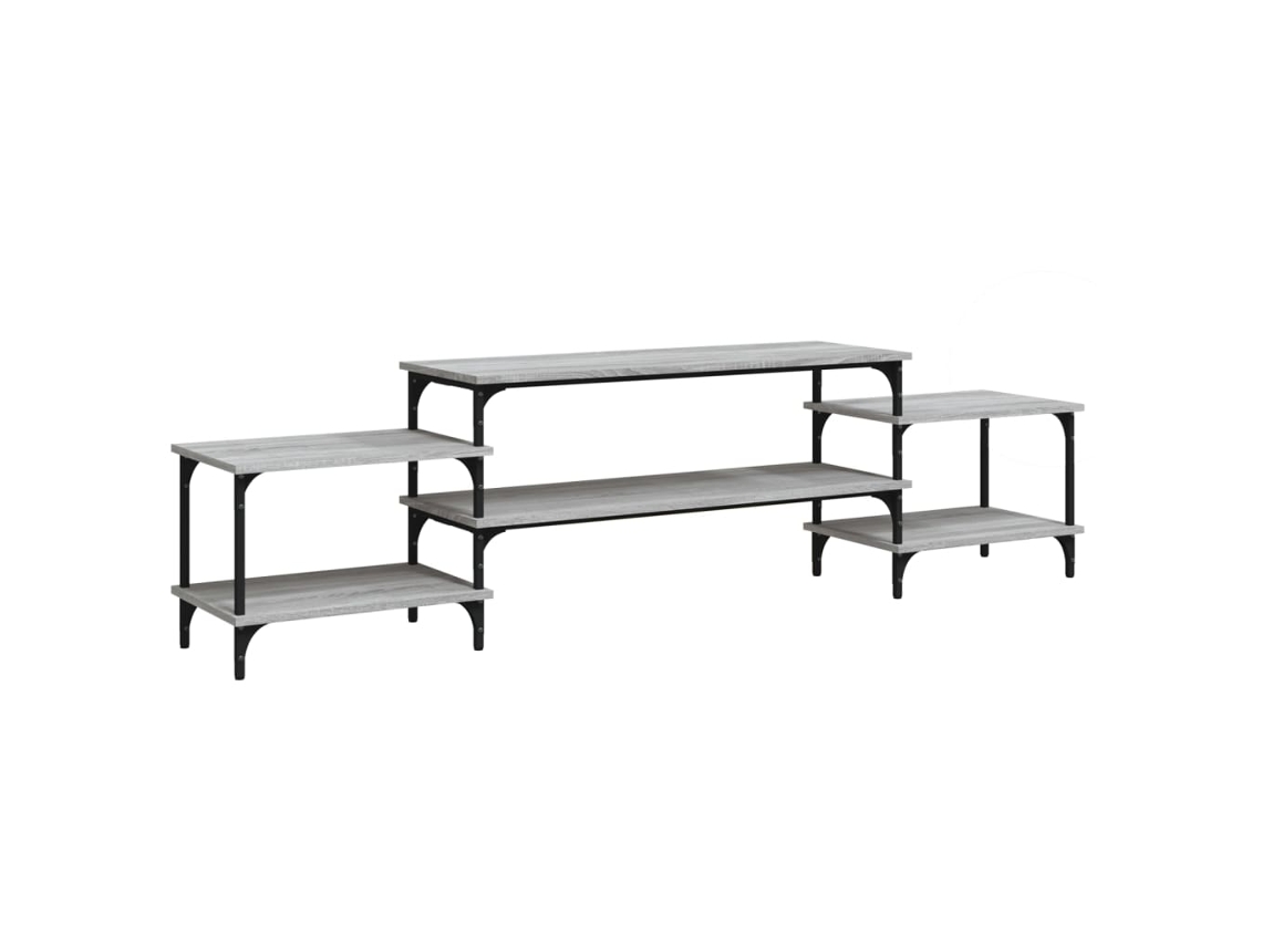 Tv Cabinet, Tv Cabinets Vidaxl Cinzeto Madeira Processada (n/a)