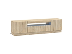 Vidaxl Gabinete De Tv Led Carvalho Sonoma Derivados De Madeira