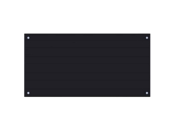 Kitchen Backsplash, Kitchen Backsplashes Vidaxl Preto Vidro (100 X 50 X 0.6 Cm)