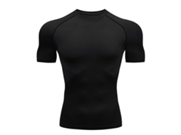 Camiseta Business de Compressão Masculina de Manga Curta, Dry Cool, para Treino, Esporte, Academia, M