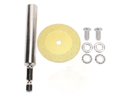 Roda de Corte Diamantada Primerox com Porto Hexagonal 1/4 Polegada para Ferramenta Rotativa 10cm | S/MARCA
