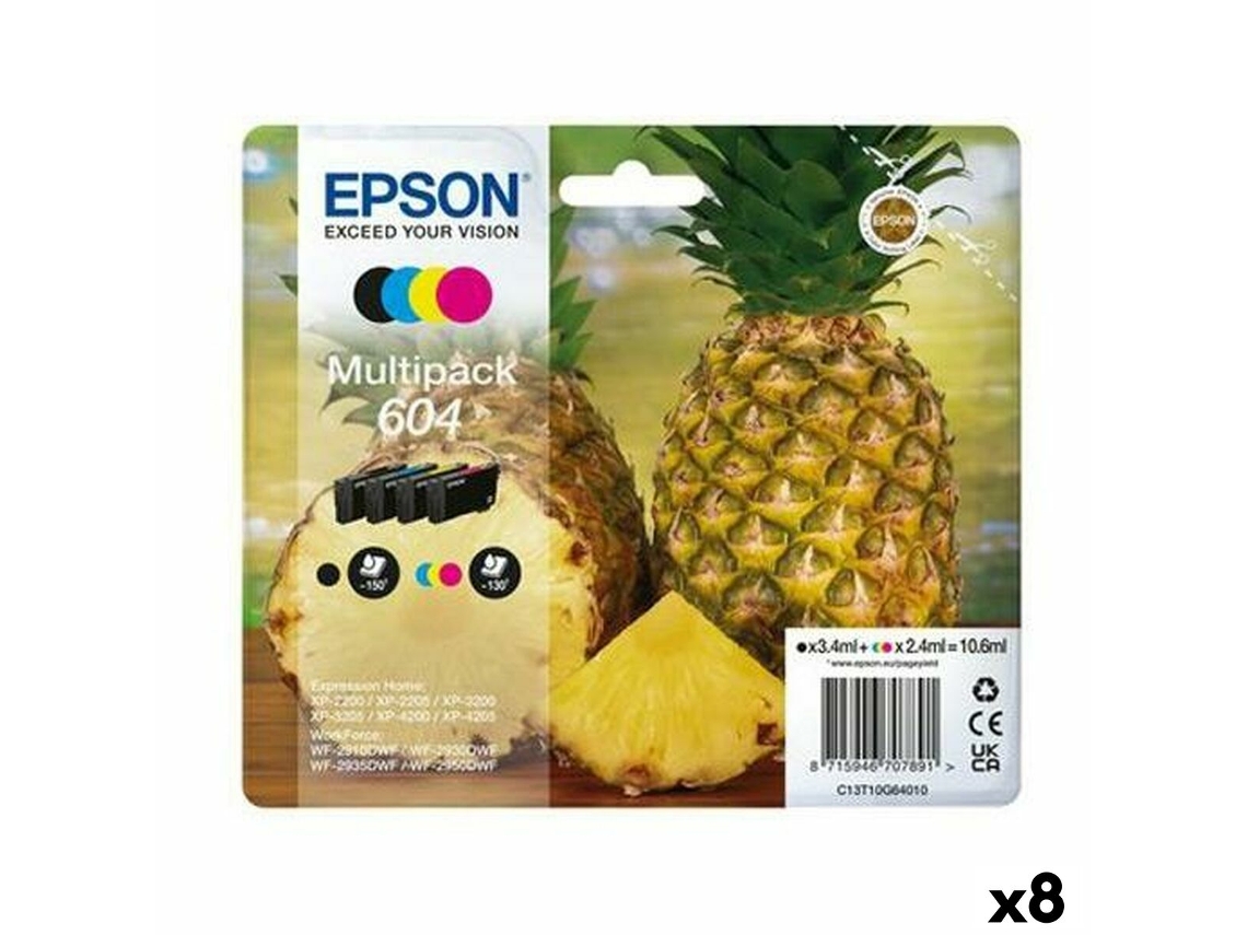 Tinteiro de Tinta Original EPSON XP-2200 WF-2910DWF (Preto/Ciano/Magenta/Amarelo)