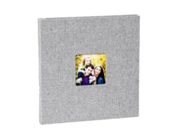 Baok-álbum De Fotos Com Capa De Linho Autoadesiva Laminada Com Janela Para Visualizar Imagens De Casamento E Família