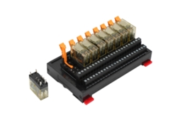 Placa de Controle de Relé Módulo Dc Plc de 8 Canais Din Rail Montagem 2 no 2 Nc Bem2s‑8mz