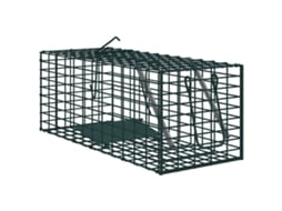 Conjunto 1 Armadilha Para Animais Vidaxl Verde Aço (31 X 13 X 12cm)