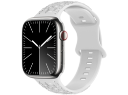 Bracelete Para Apple Watch 42/44/45/46/49mm Branco Cuich