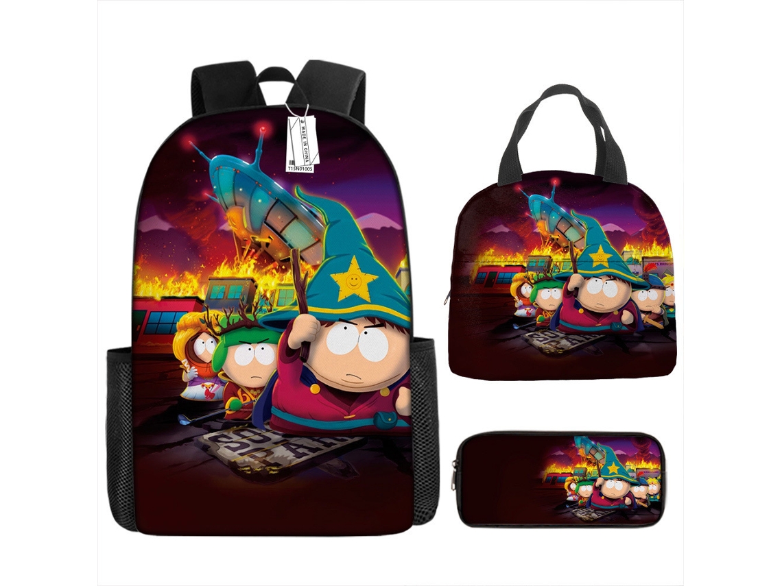 KOHREE Conjunto de Três Peças de Mochila South Park