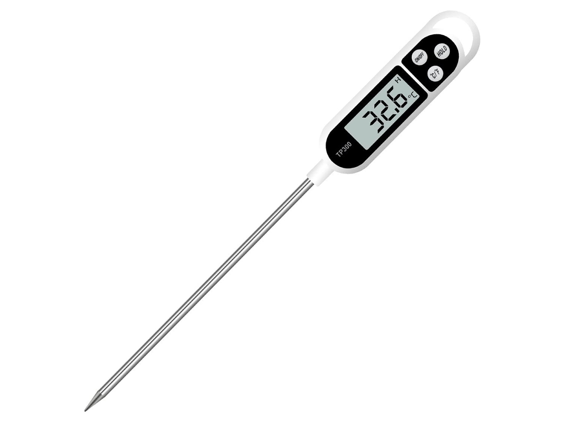 Termômetro Digital À Prova Dágua Para Carnes, Leitura Instantânea E Sonda Extra Longa Cozinhar Com Segurança Praticidade. Aquaforge