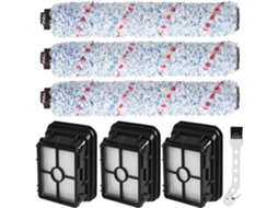 Acessórios Para O Aspirador De Pó Bissell Crosswave 3 Em 1: Escovas De Chão E Filtros Para Os Modelos Bissell 17132, 2582n, 2225n E 1785._glo