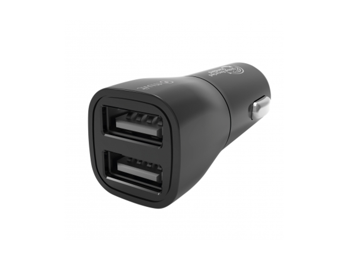 Carregador Auto MUVIT MCDCC0015 (USB - 3.4 A - Preto)