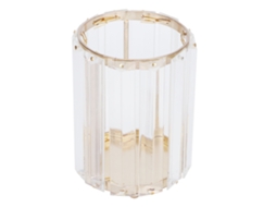 VYLARA Porta Escovas De Maquiagem Cristal Organizador De Canetas Lápis Copo Porta Material Escolar Caixa De Armazenamento