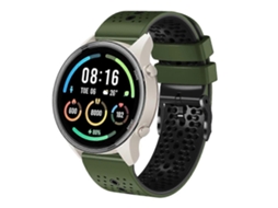 Pulseira De Silicone Perfurada Bicolor De 22 Mm Para Xiaomi Mi Watch Sport