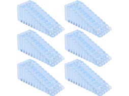 Conjunto De 6 Cunhas Para Portas, Batentes De Chão, Antiderrapantes Para Uso Doméstico, Sem Necessidade De Furar.