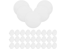 Beaupretty 50 Tampões De Plástico Branco Para Orifícios Parafusos Em Móveis, Redondos Em Pp, Práticos E Elegantes Para