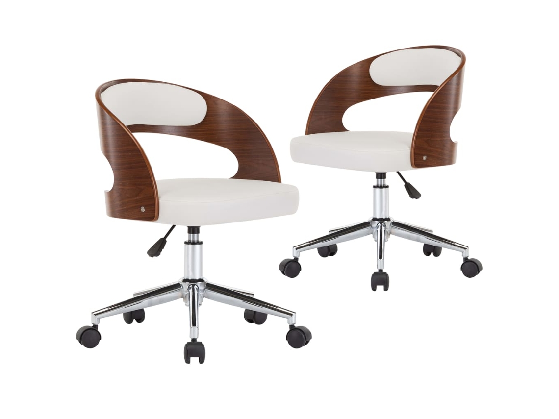Dining Chair, Dining Chairs Vidaxl Branco Couro Artificial (n/a)