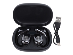 Aetheria fones de Ouvido Bluetooth de Tradução em Tempo Real 144 Idiomas com App Preto