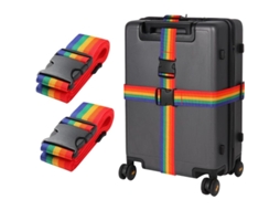 Alças de bagagem ajustáveis com cinta elástica, cinta de viagem, bagageiro, cinta Slowmoose