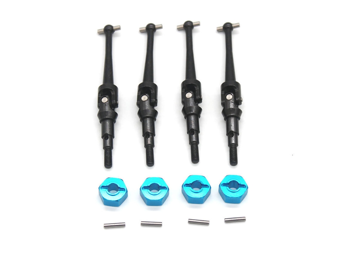 Eixo de Transmissão Reforçado em Metal Nº 6 para Peças de Automóvel Rc Mjx 14209 14210 16207 16208 16209 16210 H16 MDUG
