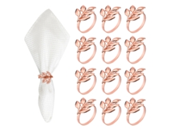 Laxiscreed Porta Guardanapos Golden Leaf Para Guardanapos Elegantes E Práticos