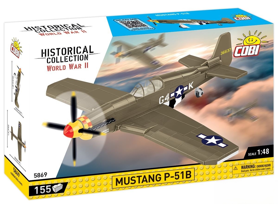 Cobi Historical Collection World War Ii 5869 Mustang P-51b 5869