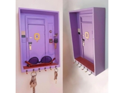 Porta chaves Decorativo 3d para Porta do Apartamento da Monica de Friends BRILVIBERA