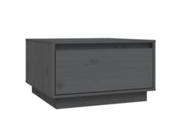 Mesa de Centro 55x56x32 Cm Pinho Maciço Cinza MAISON EXCLUSIVE