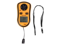 Anemômetro Digital Portátil De Mão Com Medição De Velocidade Do Vento Temperatura E Potência E Display Lcd Other