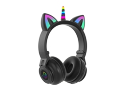 Auscultadores Bluetooth Ydcy Stn-27 On Ear Preto
