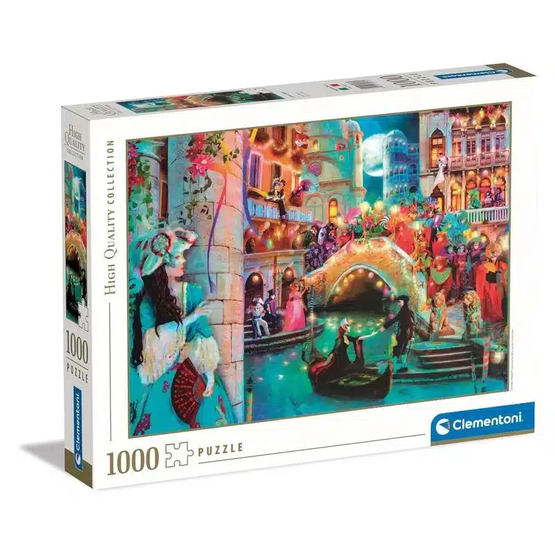 Puzzle 1000 Piezas Alta Resolución Carnaval De Venecia 39827 Clementoni Clementonimás De 14 Años